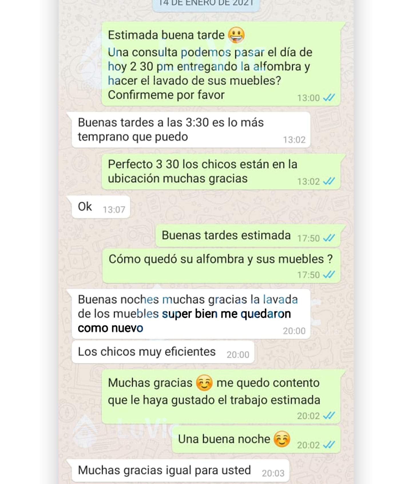 Lavado de muebles a domicilio en quito